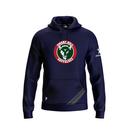 [CUS-DFW-SUHOOD-FLC-LSL-NVY-YXS-LOGO1] Summit Hoodie (Youth XS, Navy, Logo 1)