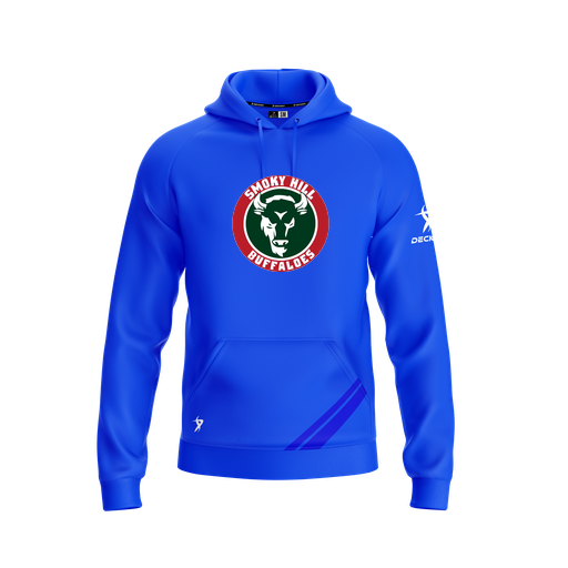 [CUS-DFW-SUHOOD-FLC-LSL-RYL-YXS-LOGO1] Summit Hoodie (Youth XS, Royal, Logo 1)