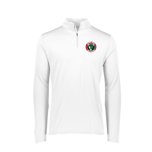 [FTLQFLWH-FAXS-LOGO1] Decker Women's Flex-Lite 1/4 Zip Shirt (Female Adult XS, White, Logo 1)