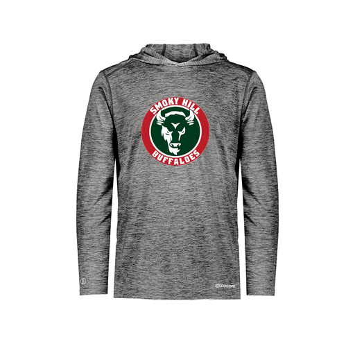 [FOLHCGBK-YS-LOGO1] Decker Youth Charge Hoodie (Youth S, Black, Logo 1)